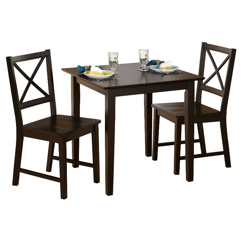 3pc Cross Back Dining Set  - Buylateral, 1 of 5