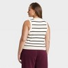 Women's Crewneck Cozy Knit Pullover Sweater Tank - A New Day™ - 2 of 3