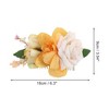 Unique Bargains Women's Reusable Simulated Flowers Hair Clip Comb 1 Pc - image 2 of 4