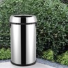 65L  Heavy Duty Outdoor Trash Can, Stainless Steel 430 Material, Round Lid, Non-Slip Base with PP Injection Molded, TPR Anti-Slip Pads - 4 of 4