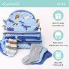 The Peanutshell Blue Dino Newborn Layette Set for Baby Boys, 16-Pieces, Orange/Blue, 0-3 Months - 3 of 4