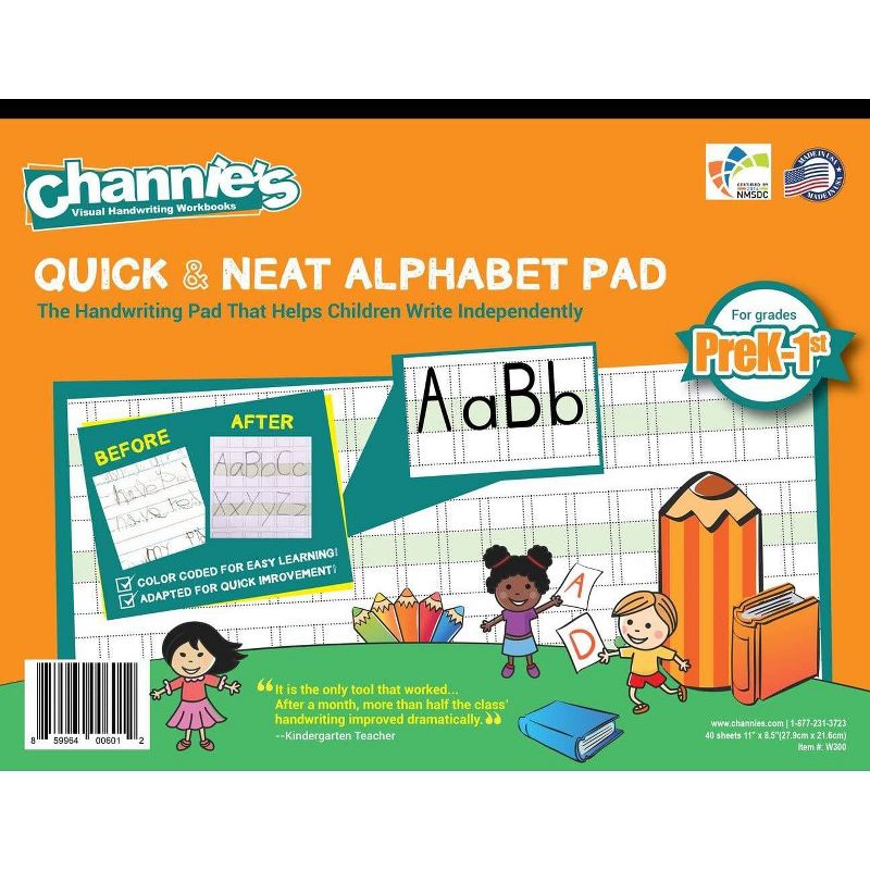 Channie&#39;s 3pk Beginner&#39;s Alphabet and Handwriting Workbooks, 5 of 11