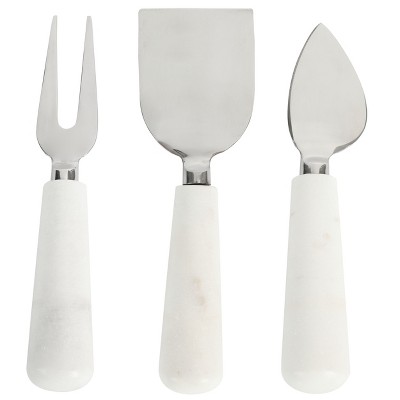 Marble Cheese 2pc Knife Set