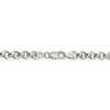 Black Bow Jewelry Men's 5mm, Sterling Silver Solid Rolo Chain Necklace - 4 of 4