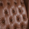 UPHA PU single front and rear rocking chair with wooden legs - 2 of 4