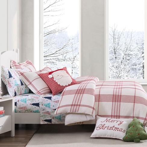 Peppermint Plaid Comforter Set - Levtex Home - image 1 of 4