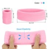 Unique Bargains Terry Cloth Sports Athletic Gym Working Out Headband Wristband Sweatband 10 Sets - 2 of 4
