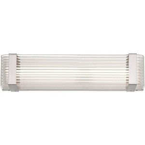 Possini Euro Design Possini Euro Lauren 21 1/2" Wide Brushed Nickel LED Bath Bar - 1 of 4
