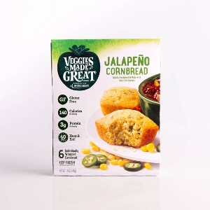 Veggies Made Great Jalapeno Frozen Cornbread - 12oz - 1 of 4