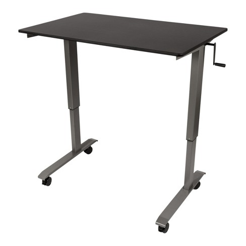 Stand Up Desk Store Crank Adjustable Height Rolling Standing Desk