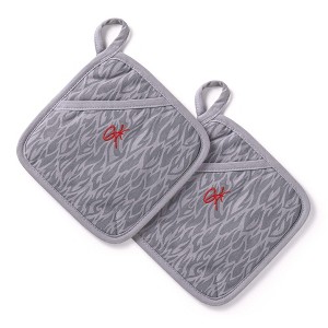 Flame Potholders: 2-Pack (with Gray) - 1 of 4