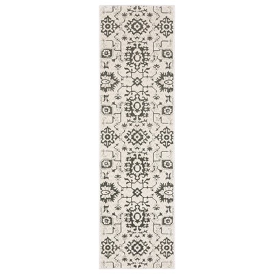 Oriental Weavers Intrigue INT08 Ivory/ Grey Indoor Area Rug - 2'3" x 7'6"