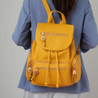 MKF Collection Ivanna Vegan Leather Women’s Oversize Backpack by Mia K - Red — фото 2