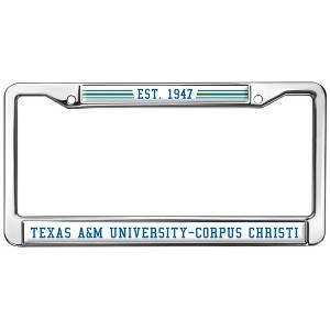 Texas A&M Corpus Christi School Logo Full Size Standard License Plate Metal Frame - 1 of 4