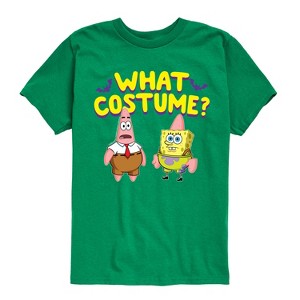 Boys' - SpongeBob SquarePants - What Costume Short Sleeve Graphic T-Shirt - 1 of 4