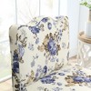 Kumasinova Floral Accent Chair, Flannelette Fabric Armless Dining Chair with Matching Pillow, Sofa Chair for Small Spaces, Easy Assembly - 2 of 4