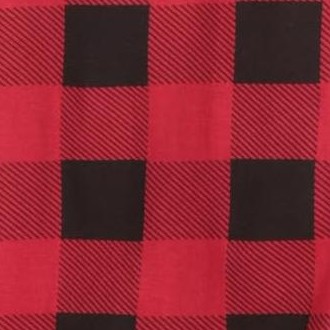 red black buffalo plaid without buttons