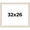 PosterPalooza | Weathered White Picture Frame - UV Acrylic, Backing Board, Hanging Hardware Included - 2 of 4