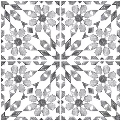 Brewster Catalan Peel & Stick Backsplash Tile Paper Gray