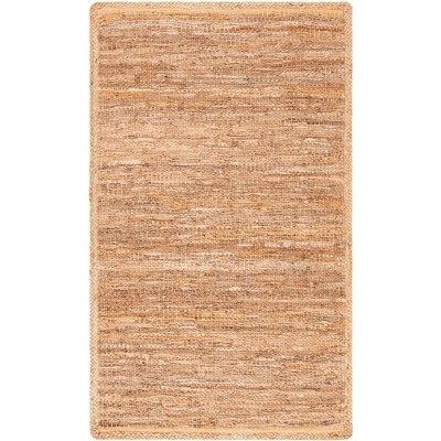 Cape Cod 3' x 5' Camel Natural Hand-Knotted Wool Rug