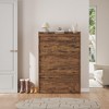 Wooden Shoe Cabinet with 2 Flip Drawers, Home Shoe Organizer, Shoe Rack with Adjustable Shelf, for Entryway, Hallway, Living Room - 4 of 4