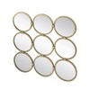 CAVINAS Rectangular Wall Mirrors with Metal Frame,3 Piece Wall-Mounted Decor Mirror for Bathroom,Living Room,Bedroom - 4 of 4