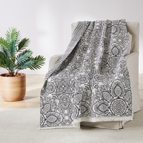 Coronado Floral Quilted Throw - Levtex Home : Target
