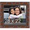 PosterPalooza | 28x22 Wide Bamboo Picture Frame, UV Acrylic, 4 Finishes - Brown, Black, Silver, and Natural - 2 of 4