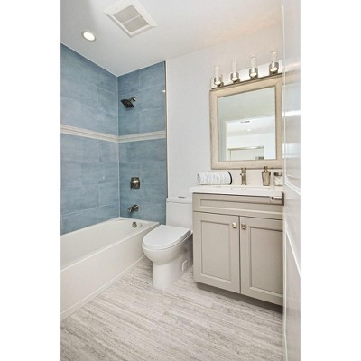 Sync 8-Light Polished Chrome and Clear Glass Vanity Light