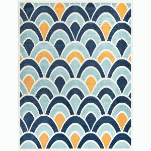 Unique Loom    Belize Outdoor Dangriga Area Rug - 1 of 4