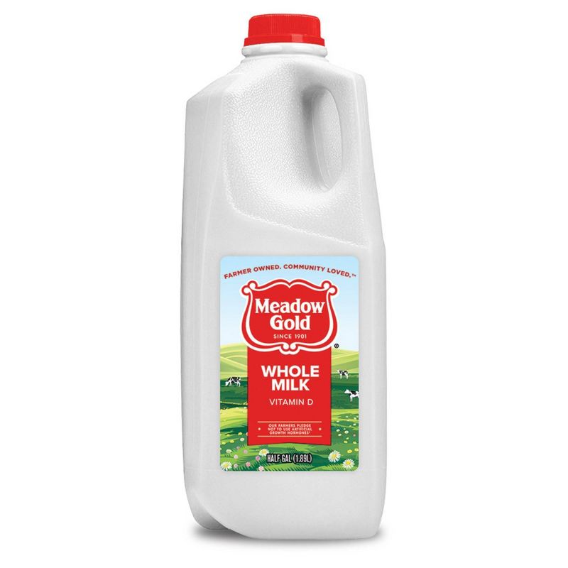 Meadow Gold Whole Milk - 0.5gal, 1 of 6