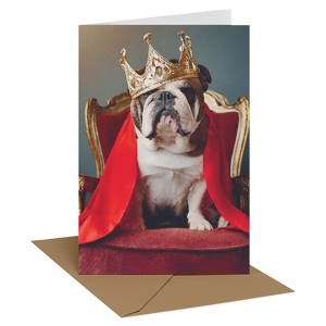 Recycled Paper Greetings Father's Day Card for Anyone Bulldog King - 1 of 3