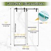 NicBex Single Sliding Shower Door for Bathroom - 3 of 4
