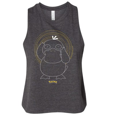 Women's - Pokémon - Psyduck Spiral Graphic Racerback Tank