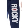 Rocky Mens' Balboa Movie Film Title Logo Character Sleep Pajama Pants Blue - 2 of 4