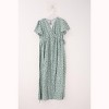Maternity Dress  Casual Ruffle Hem Mini Dress Flowy Boho Long Dresses - 4 of 4