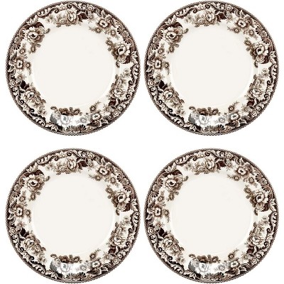 Spode Delamere Plate, Set of 4, Perfect for Thanksgiving and Other Special Occasions, Made in England from Fine Earthenware