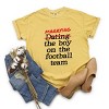 Marrying The Boy On The Football Team - Womens Garment Dyed Tee - 3 of 4