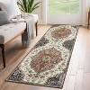 Hallway Runner Rug, Machine Washable Foldable Carpet, Low Pile Plush Polyester Area Rug for Kitchen, Bathroom, Bedroom & Living Room - 3 of 4