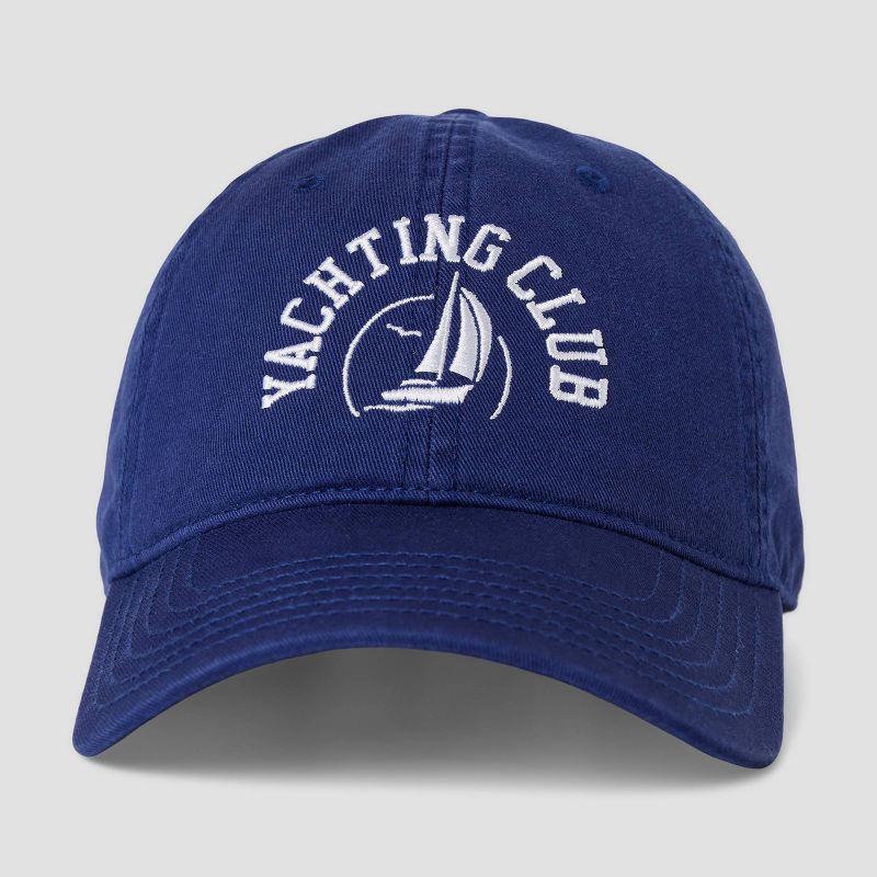 Men&#39;s Yacht Club Cotton Baseball Hat - Navy Blue, 2 of 4