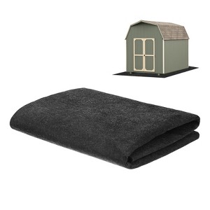 Unique Bargains Waterproof Felt Outdoor Storage Shed Flooring Mat Gray 1 Pc - 1 of 4