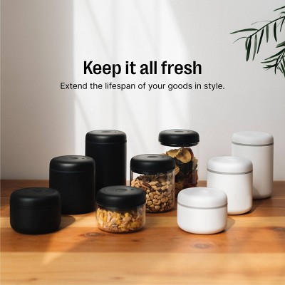 Atmos Clear Glass Vacuum Food Storage Canister 0.7 Liter