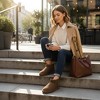 CUSHIONAIRE Hip 2 Genuine Suede Ankle Boots for Women, Cozy Faux Shearling Lining Pull On Winter Womens Boots - 2 of 4