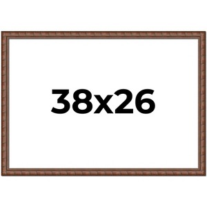 PosterPalooza | 38x26 Modern Bamboo Picture Frame, UV Acrylic, 5 Finishes - 1 of 4