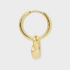 Bijoux Sport by Luv Aj MLB Gold Logo Heart Hoop Earrings - 3 of 3