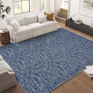 Washable Area Rug, Soft Non-Slip Modern Rug for Bedroom, Living Room, Office, Dining Room, Ultra-Thin - 1 of 4