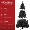 Best Choice Products Artificial Christmas Tree, 9ft Premium Unlit Spruce Design, Dense Branches  Black Spruce - 4 of 4