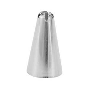 Unique Bargains Piping Tip Stainless Steel Silver Tone 0.7"x1.3" 1 Pcs - 1 of 3