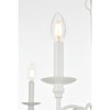 Elegant Lighting Rohan Collection Chandelier D36 H19 Lt:6 Matte Black Finish - 4 of 4