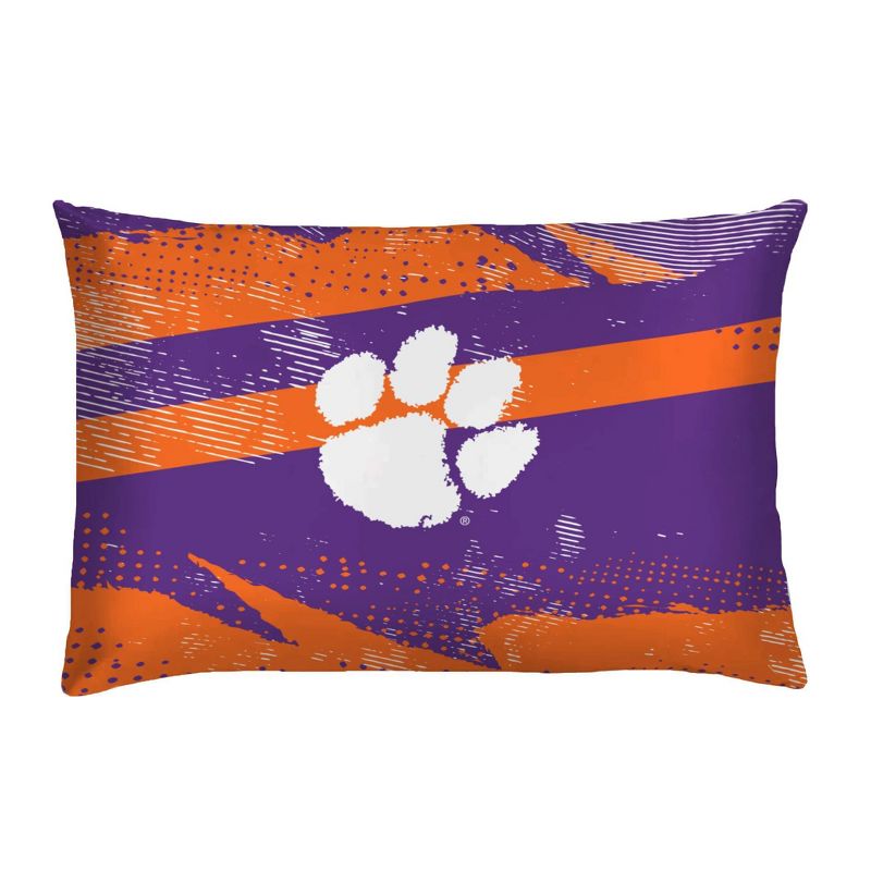 NCAA Clemson Tigers Slanted Stripe Twin Bedding Set in a Bag - 4pc, 3 of 4